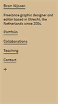 Mobile Screenshot of bramnijssen.com