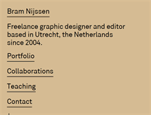 Tablet Screenshot of bramnijssen.com